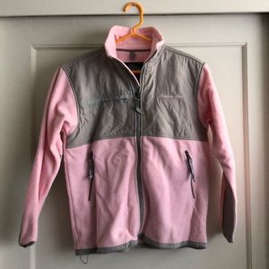 Pink fleece jacket
